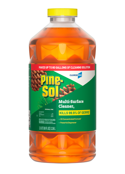 Pine-Sol CloroxPro Original Pine 80 fl oz bottle; this listing includes three bottles