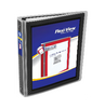 Flexible 3 ring presentation binder for school and office documents