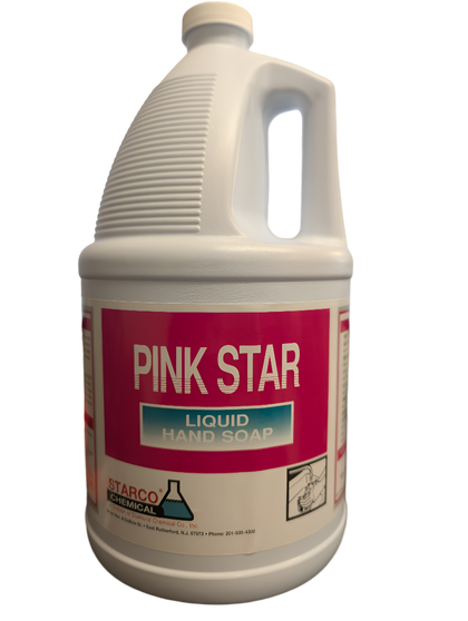 pink star liquid hand soap 1 gallon gentle formula effective cleansing mild on hands large capacity 1 gallon long-lasting supply removes dirt and germs pleasant fragrance fresh clean scent versatile use homes offices public restrooms reliable hygiene softens skin