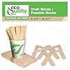 jumbo wooden craft sticks 5.8 inches long versatile DIY projects natural wood popsicle sticks art classroom supplies waxing paint stirrer eco-friendly sturdy crafting tools