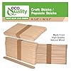 jumbo wooden craft sticks 5.8 inches long versatile DIY projects natural wood popsicle sticks art classroom supplies waxing paint stirrer eco-friendly sturdy crafting tools