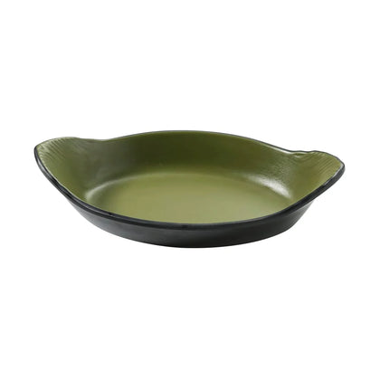 EcoQuality Rarebit Dish is a durable, high-quality dinnerware piece designed for both style and functionality. Featuring a sleek green finish, this versatile item is perfect for any dining occasion, from casual meals to formal gatherings. High quality affordable restaurant and household dinnerware.