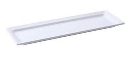 EcoQuality Rectangular Display Plate is made from durable and reliable melamine material, which makes the plate look like ceramics. You can use it for serving sushi, salads, side dishes, or other Asian cuisine appetizers. The Osaka collection has an elegant and stylish design. Performed in white color, it will perfectly fit any restaurant environment allowing you to elevate your dining experience with these high quality affordable restaurant dinnerware.
