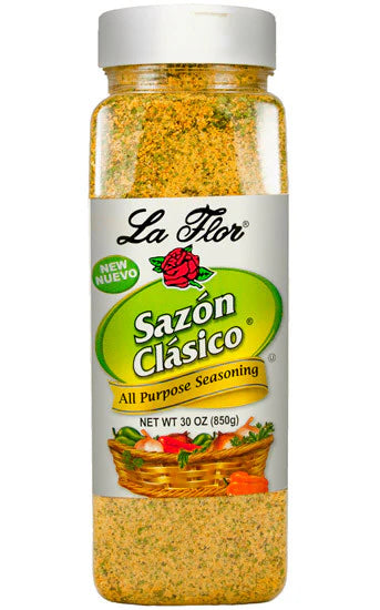 30 oz plastic jar sazon classico seasoning blend bulk spice container
