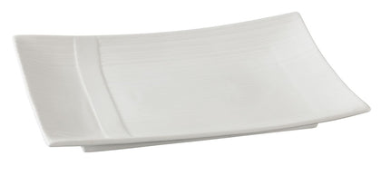 Yanco Rectangular Plate SH-210 is a refined and durable addition to any tableware collection. Crafted from high-quality porcelain, it features a smooth white glaze that enhances its elegant appearance while ensuring long-lasting performance. With its 10 x 7-inch rectangular design, this plate is ideal for serving salads, pasta, appetizers, and hot meals. Perfect for fine dining restaurants, catered events, and hotels, it combines sophistication with practicality.