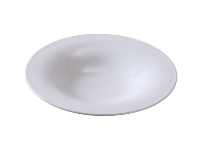 Yanco Pasta/Salad Bowl SI-310 combines elegance and durability, making it an excellent choice for both home and commercial dining. Crafted from high-quality porcelain with a smooth white glaze, this 10.5-inch round bowl is designed for serving pasta, salads, and other gourmet dishes. Its refined appearance makes it ideal for fine-dining restaurants, catered events, and upscale hospitality settings. 