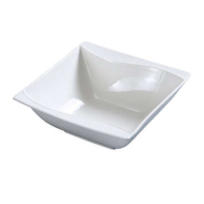 Yanco Bowl SW-508 is an elegant and versatile choice for serving soups, noodles, and main course meals. Crafted from high-quality porcelain, it features a smooth white glaze and distinctive sea wave-shaped sides that add a refined touch to any dining setting. With its 48 oz size and 8.5-inch design, this bowl enhances food presentation while ensuring durability for frequent use. 