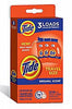 Tide Liquid Detergent Single Loads 48ml pack, 3-count set in a case of 24, providing powerful stain removal and fresh-clean laundry.