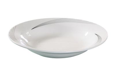 Yanco Rim Soup Bowl UR-309 offers a refined and practical addition to any tableware collection. Crafted from high-quality porcelain with a smooth white glaze, this 9-inch round bowl is perfect for serving soups, pasta, and salads. Its classic rimmed design enhances food presentation, making it ideal for fine-dining restaurants, catered events, and upscale dining settings. 