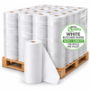 Illustrative EcoQuality white butcher paper, 18 inch by 1000 foot rolls, 100 rolls per pallet