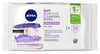 Nivea 3-in-1 Sensitive Cleansing Wipes, 25 Pack, gentle makeup remover and facial cleansing wipes for sensitive skin.