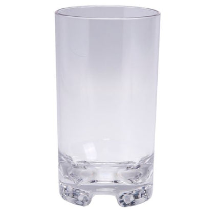 Yanco Beverage Tumbler HA-314 is a durable and stylish choice for serving a variety of drinks, from juices to cocktails. Designed with a 14 oz. capacity, this glass is crafted from high-quality SAN plastic, offering the clarity of glass with superior break resistance. Its sleek design ensures a comfortable grip, making it ideal for both casual and upscale settings. 