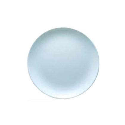 Yanco Round Plate BS-1908 is a great and affordable restaurant tableware. It is made from durable and reliable melamine material, which makes the plate look like ceramics. You can use this stylish plate to serve any dish you want. For example, you can use it for presenting cakes, appetizers or serving hot meals. The Bay Shell collection has an elegant and stylish design. Performed in light blue color, it will perfectly fit any restaurant environment. 