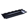 Yanco Scallop Edged Display Tray DC-6117B 6/Pcs Ideal for serving hot or cold appetizers, slices of bread, desserts, and other food for the entire table. Made from melamine material, it is popular for being reliable and having an unbreakable structure. The stylish Deli collection has a distinctive appearance featuring dinnerware With a glossy finish. It can be used in restaurants and catered events, outdoor dining areas, diners and cafes, and even hotels and poolside parties. 