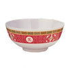 Yanco Noodle Bowl LG-5207 It is made from durable and reliable melamine material, which makes the bowl look like ceramics. You can use these unique round bowls to serve such dishes like rice, miso soup, noodles or salads. Thanks to the elegant Longevity collection style, the bowl will perfectly fit any food-serving establishment design. Performed in chinese style, such melamine tableware is an ideal solution for those who choose high-quality, durable and affordable dinnerware for their place.