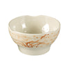 Yanco Rice Bowl OR-3705 It is made from durable and reliable melamine material, which makes the bowl look like ceramics. You can use these unique round bowls to serve such dishes like rice, soups, salads or side dishes. Thanks to the elegant Orchis collection style, the bowl will perfectly fit any food-serving establishment design. Performed in oriental style, such melamine tableware is an ideal solution for those who choose high-quality, durable and affordable dinnerware for their place. 