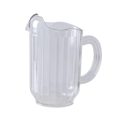 Yanco 3 Spout Pitcher PC-060C 12/Pcs is a practical and efficient solution for high-volume beverage service. Made from durable plastic, this 60 oz pitcher is designed for both commercial and home use. Its clear construction allows for easy monitoring of liquid levels, reducing service interruptions. Featuring three spouts, this pitcher ensures smooth and precise pouring from multiple angles, making it ideal for busy bars, restaurants, and catering events.