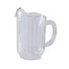 Yanco 3 Spout Pitcher PC-060C 12/Pcs is a practical and efficient solution for high-volume beverage service. Made from durable plastic, this 60 oz pitcher is designed for both commercial and home use. Its clear construction allows for easy monitoring of liquid levels, reducing service interruptions. Featuring three spouts, this pitcher ensures smooth and precise pouring from multiple angles, making it ideal for busy bars, restaurants, and catering events.