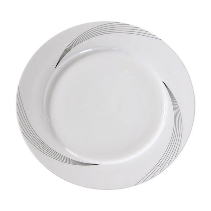 Yanco Plate UR-110 brings elegance and functionality to any dining experience. Made from high-quality porcelain with a smooth white glaze, this 10.5-inch round plate is designed to withstand temperature changes and mechanical stress. Its versatile shape makes it ideal for serving salads, pasta, and other hot meals, making it a perfect fit for banquets, fine-dining restaurants, catered events, outdoor dining areas, and hotels. 