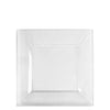 Plastic Square Clear Dinner Plates Splendid Collection (6.5inch, 8inch, 9.5inch, 10.75inch)