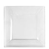 Plastic Square Clear Dinner Plates Splendid Collection (6.5inch, 8inch, 9.5inch, 10.75inch)