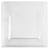 Plastic Square Clear Dinner Plates Splendid Collection (6.5inch, 8inch, 9.5inch, 10.75inch)