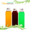 Empty Clear Plastic Juice Bottles with Tamper Evident Caps (8oz, 10oz, 12oz, 16oz, 32oz)