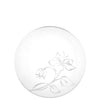 White Plastic Plates Silver Floral Collection (6inch, 7.5inch, 9inch, 10inch)