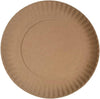 Disposable Kraft Paper Plates Uncoated Small, Everyday Disposable Brown Paper Plates Bulk Pizza Party Plates (6inch, 9inch)