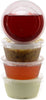 Clear Leak Proof Plastic Condiment Souffle Containers with Lids, Disposable - Perfect for Sauces, Samples, Slime, Jello Shots, Food Storage (1oz, 2oz, 3.25oz, 4oz, 5oz)