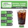 Disposable Pet Clear Plastic Smoothie Cups (9oz, 10oz, 12oz, 14oz, 16oz, 20oz, 24oz, 32oz)
