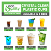Disposable Pet Clear Plastic Smoothie Cups (9oz, 10oz, 12oz, 14oz, 16oz, 20oz, 24oz, 32oz)